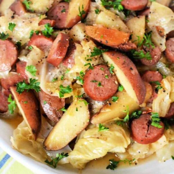 slow-cooker-Cabbage-and-Sausage