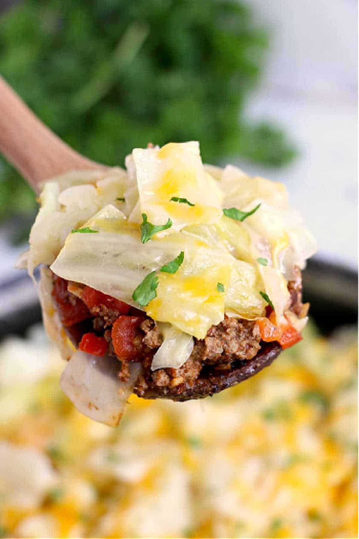 Easy Unstuffed Cabbage Casserole with Ground Beef