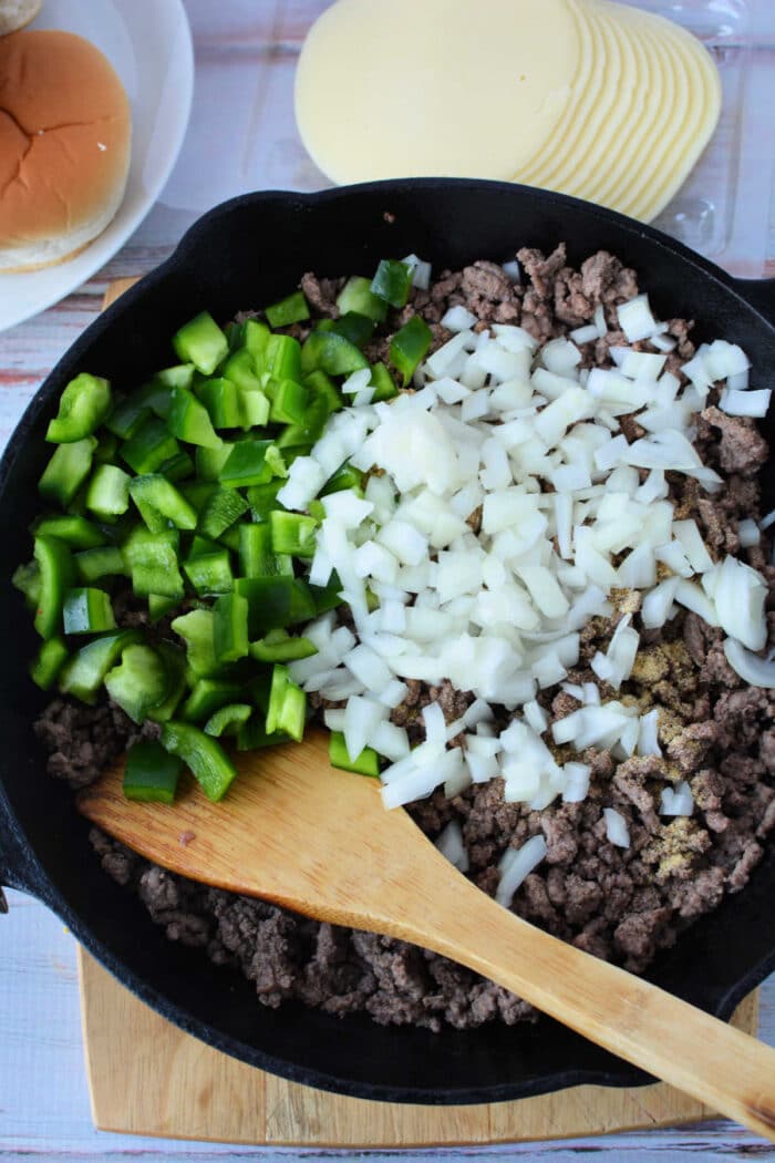 Ground Beef Philly Cheesesteak - Food Dolls