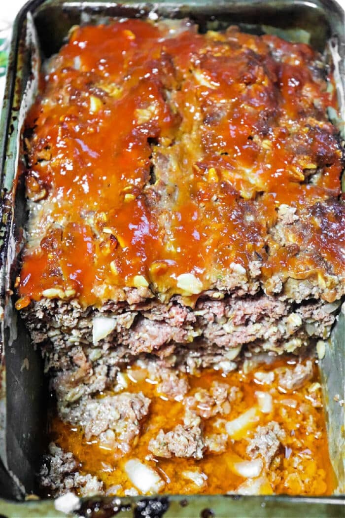 Meatloaf on sale baking pan