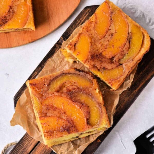 Peach Cake Recipe with Fresh Peaches