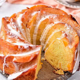 Peach Cobbler Pound Cake