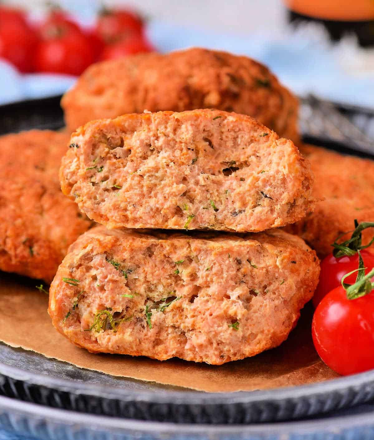 Old Fashioned Salmon Patties in Air Fryer - Baked or Pan Fried