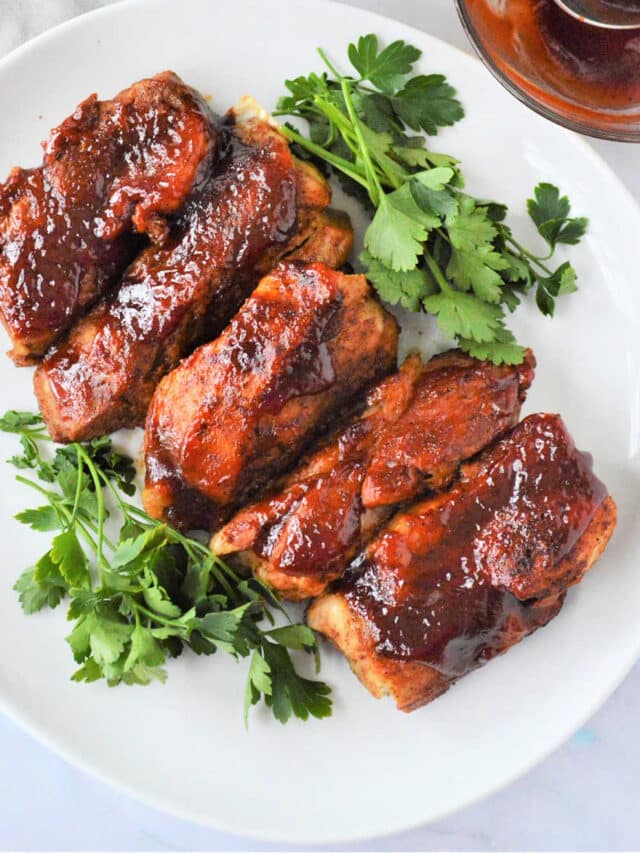 BBQ Ribs in Air Fryer Fall off the Bone Air Fryer Pork Ribs
