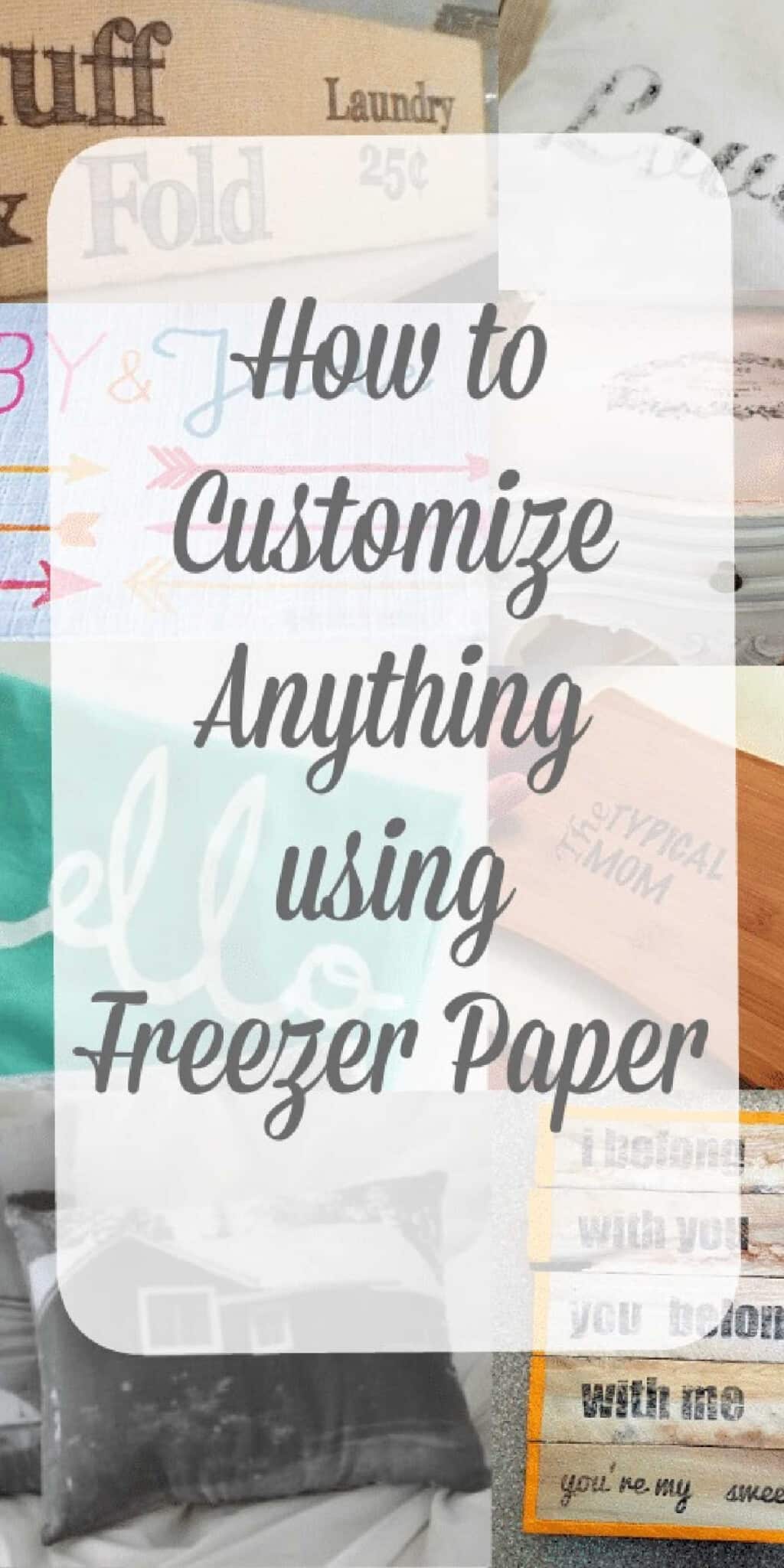 How to Print Using Freezer Paper Freezer Paper Printing Inkjet