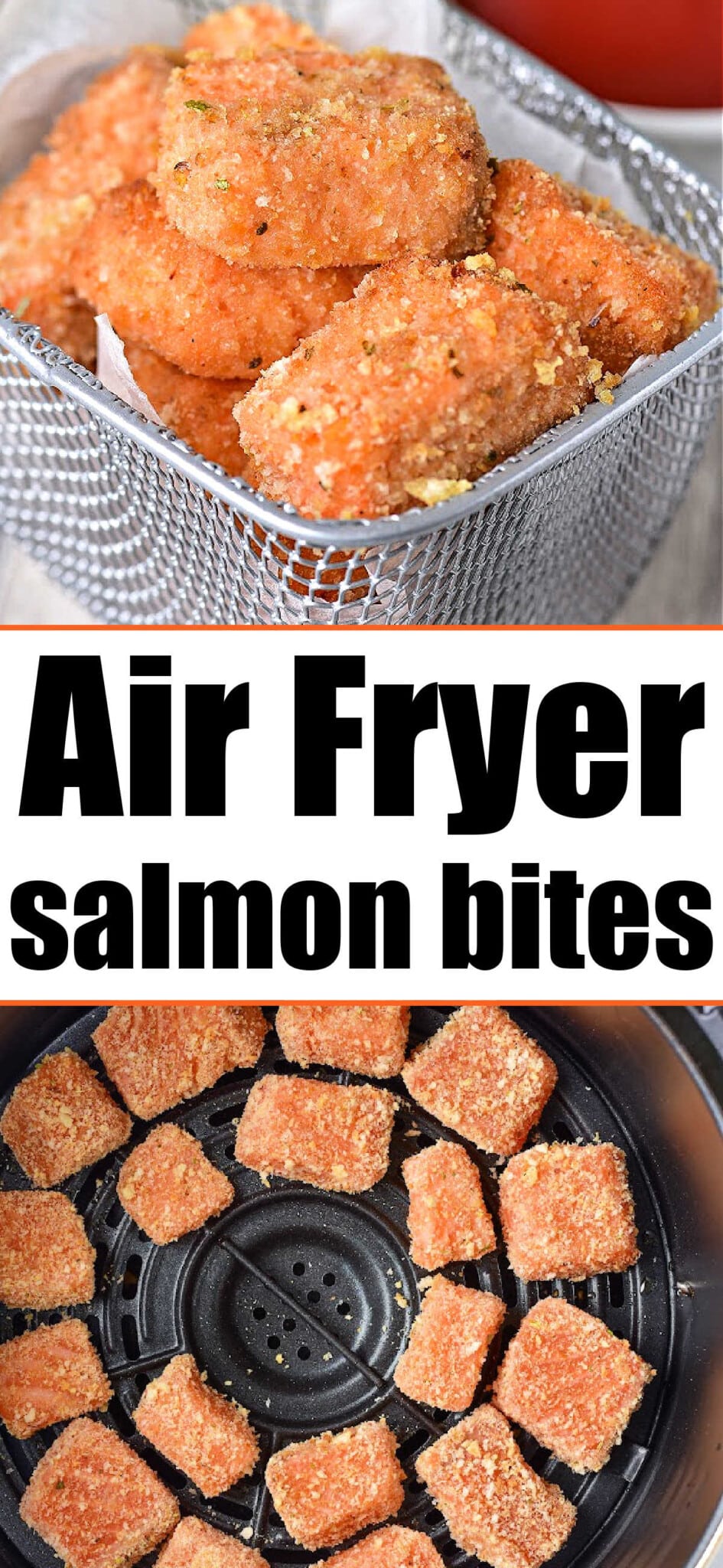 Crispy Salmon Bites in Air Fryer Fried Salmon Bites Ninja Foodi