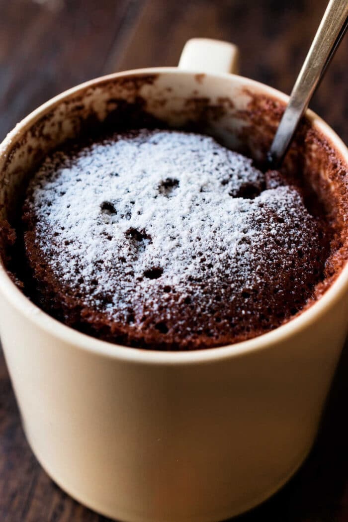 1 Minute Mug Cake with Cake Mix