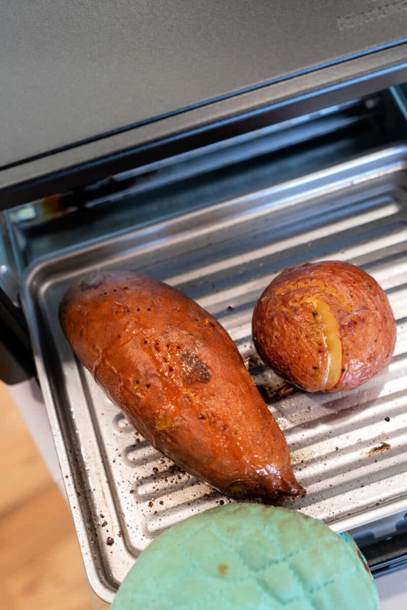 Baking Potatoes in a Toaster Oven - Toaster Oven Baked Potatoes