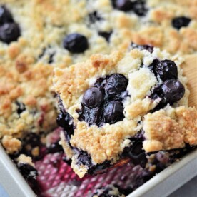 Blueberry Cobbler with Cake Mix