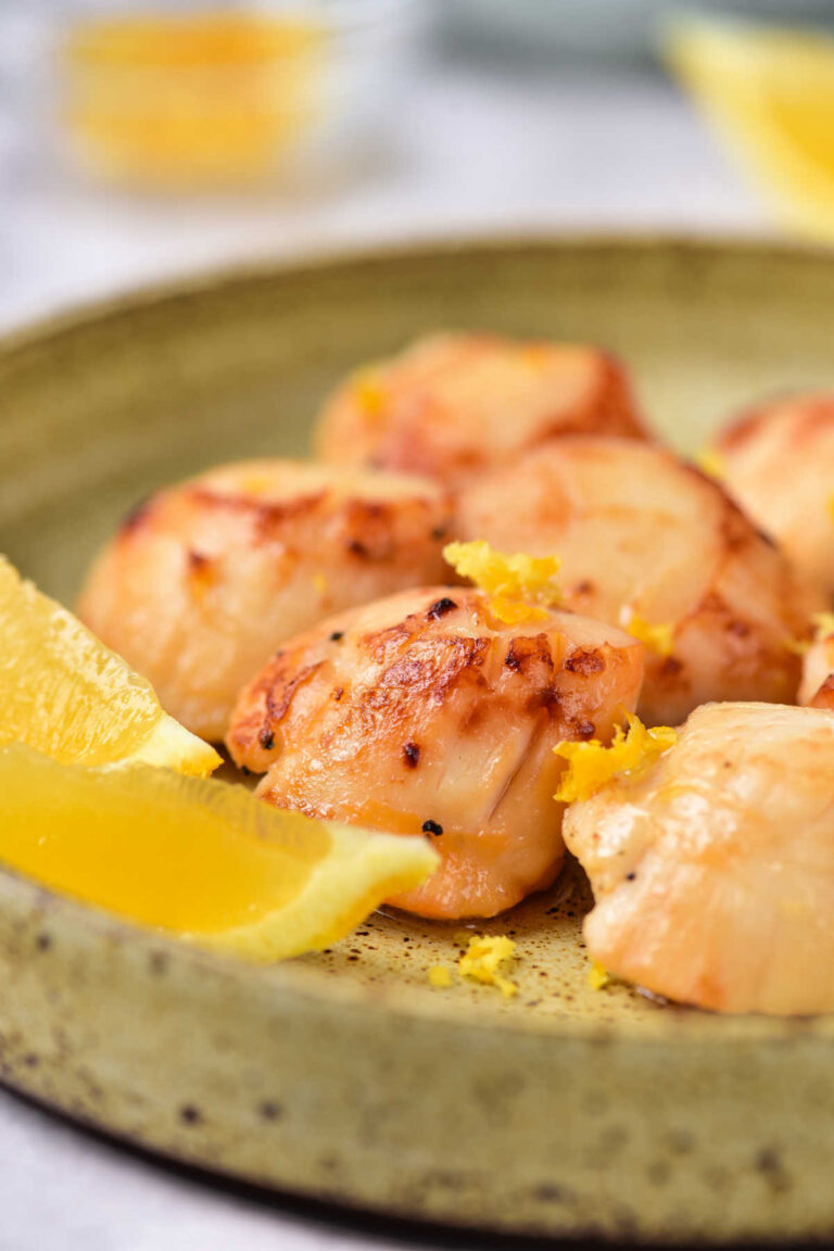 How Long To Cook Scallops Pan Seared On Stove Oven Air Fryer   How Long To Cook Scallops 768x1152 