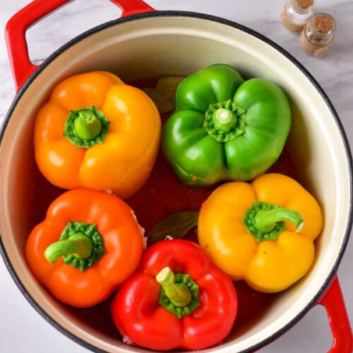 How Long to Cook Stuffed Peppers in Oven, Instant Pot, Air Fryer