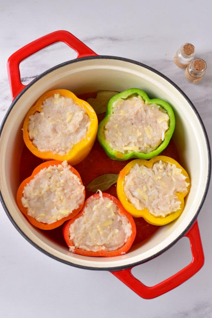 How Long to Cook Stuffed Peppers with Uncooked Meat