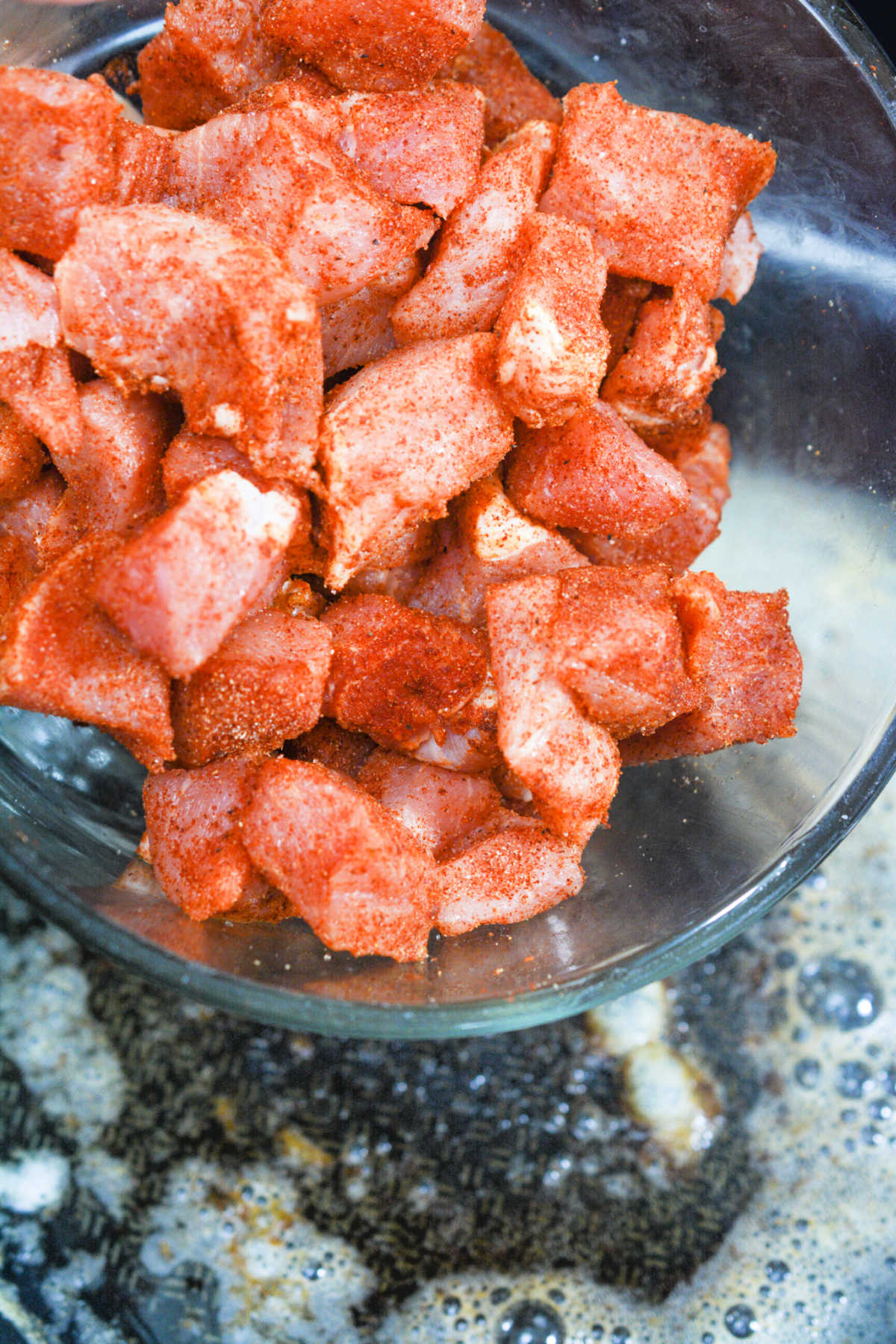Garlic Butter Pork Bites on Stove + Ninja Foodi Air Fryer Pork Bites