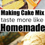 how to make cake mix taste homemade