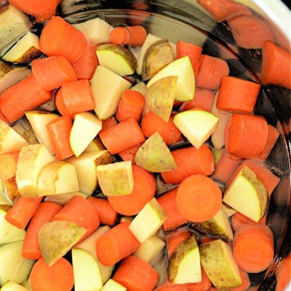 pressure cooker carrots and potatoes