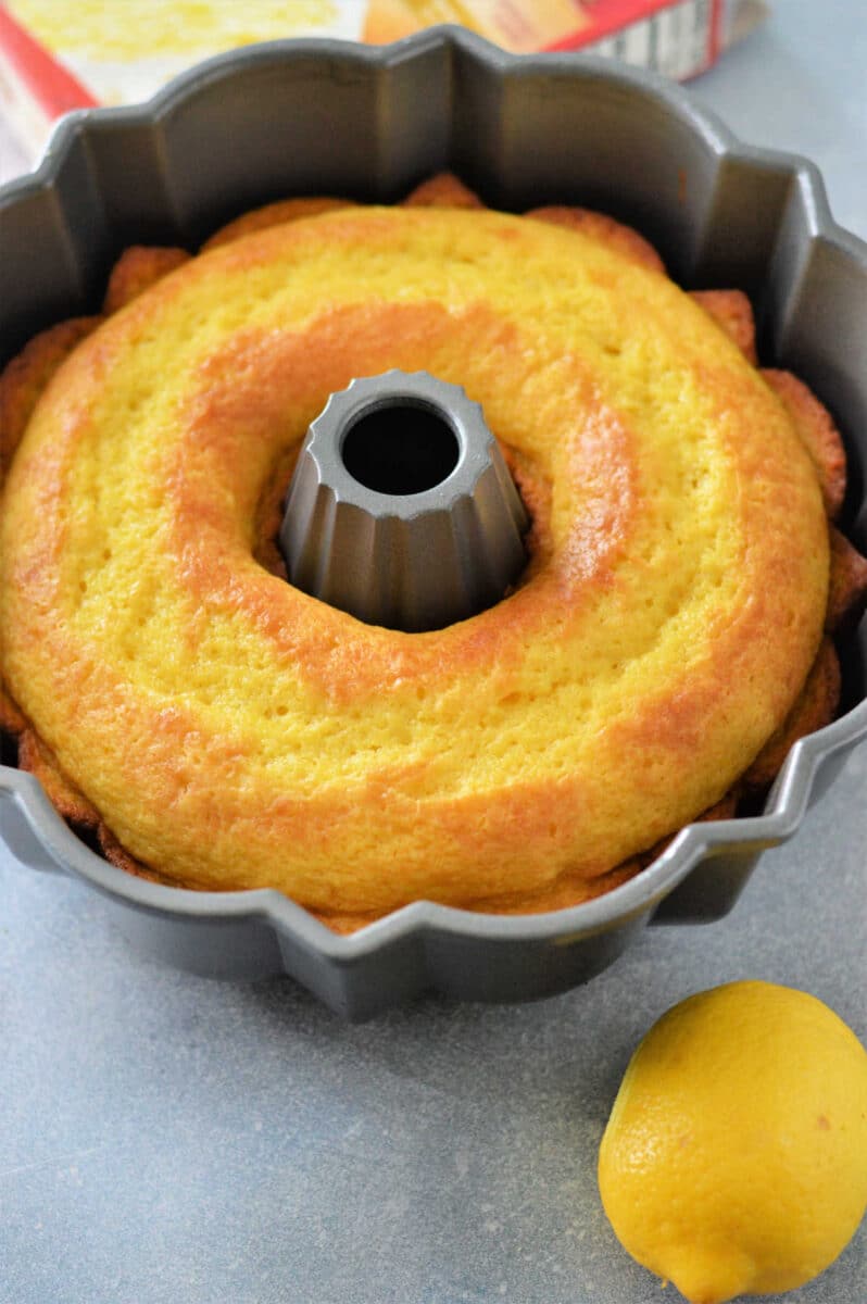 Lemon Bundt Cake Recipe (with Duncan Hines Cake Mix)
