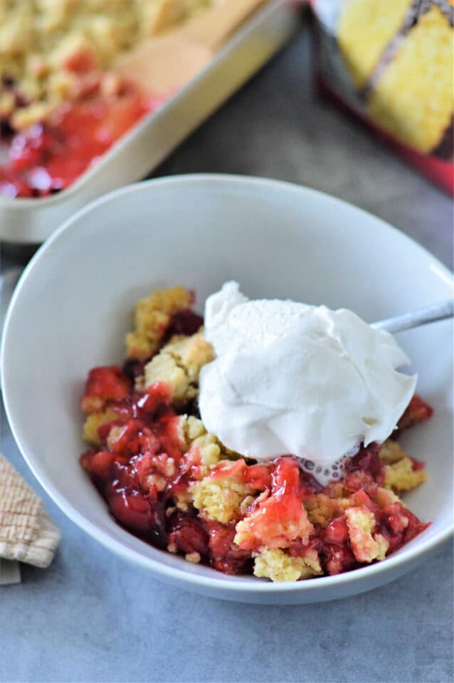 Cherry Cobbler With Cake Mix Cake Mix Cherry Cobbler Recipe