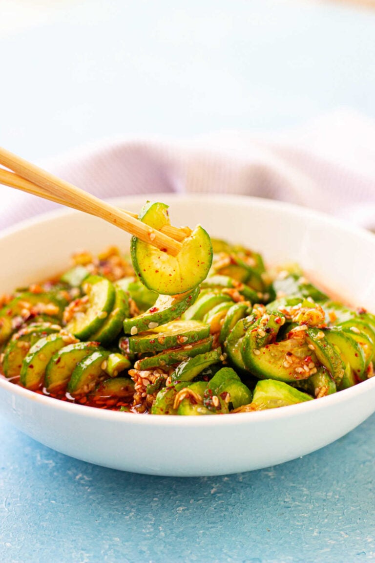 Tik Tok Korean Cucumber Salad Spicy Cucumber Salad Asian