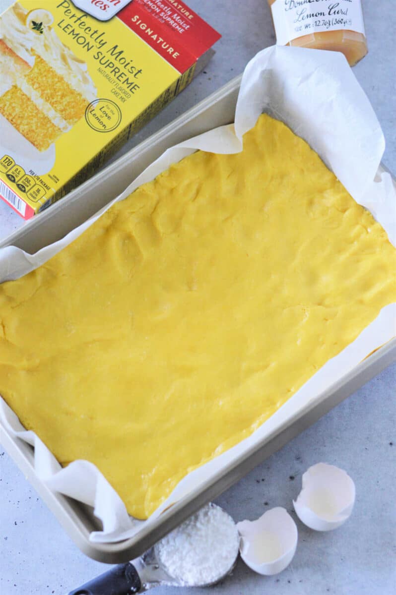 Easy Lemon Bars with Cake Mix Cake Mix Lemon Curd Bars