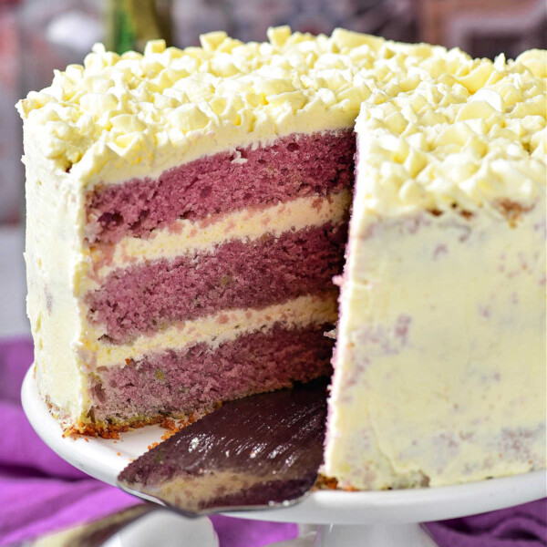 Purple Birthday Cake