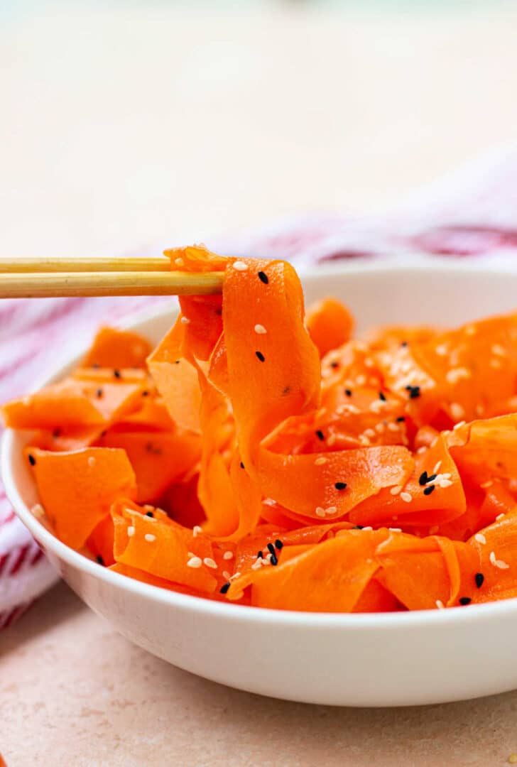 TikTok Raw Carrot Salad Recipe Cold Carrot Salad
