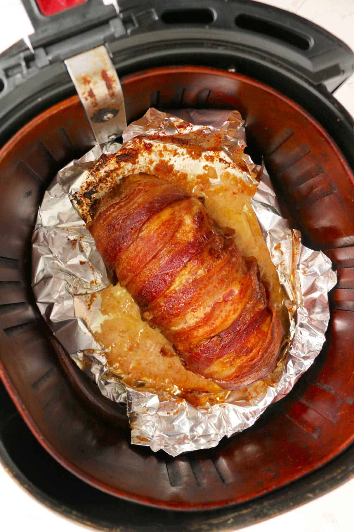 Air Fryer Meatloaf Wrapped Bacon Air Fryer Turkey Meatloaf