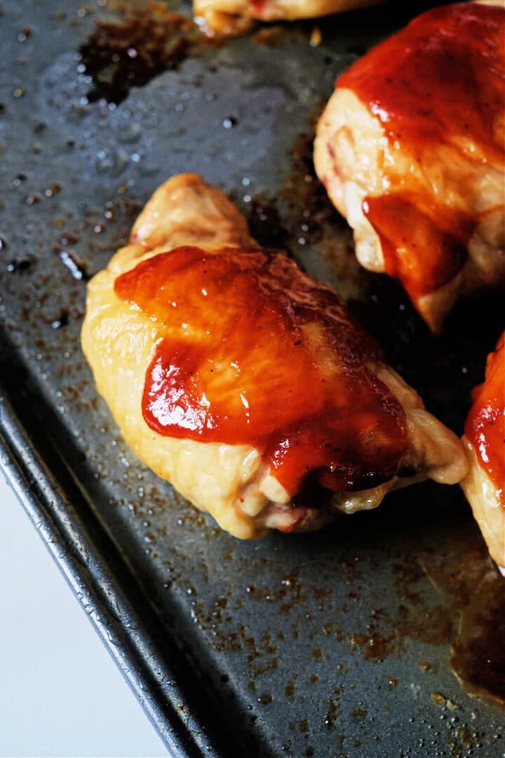 BBQ Chicken Thighs in Oven Baked BBQ Chicken Thighs
