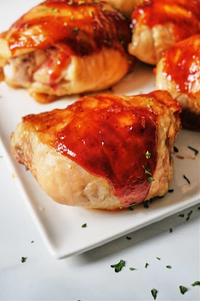 BBQ Chicken Thighs in Oven Baked BBQ Chicken Thighs