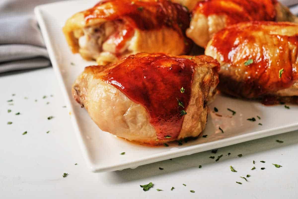 BBQ Chicken Thighs in Oven Baked BBQ Chicken Thighs