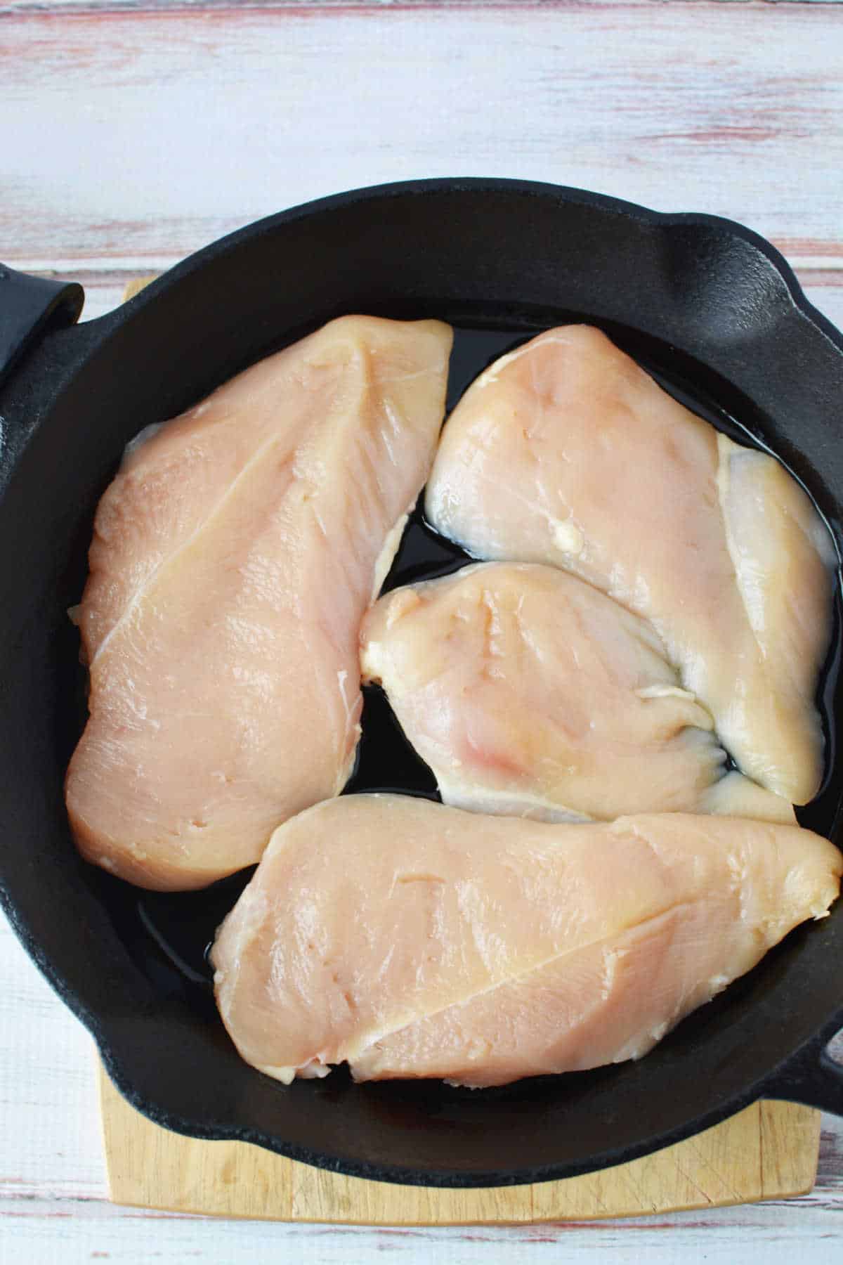 Cast Iron Skillet Chicken Breast Chicken Breast in Cast Iron Pan
