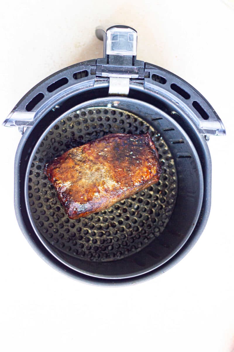 Air Fryer Frozen Roast Ninja Foodi Frozen Roast with Dry Rub
