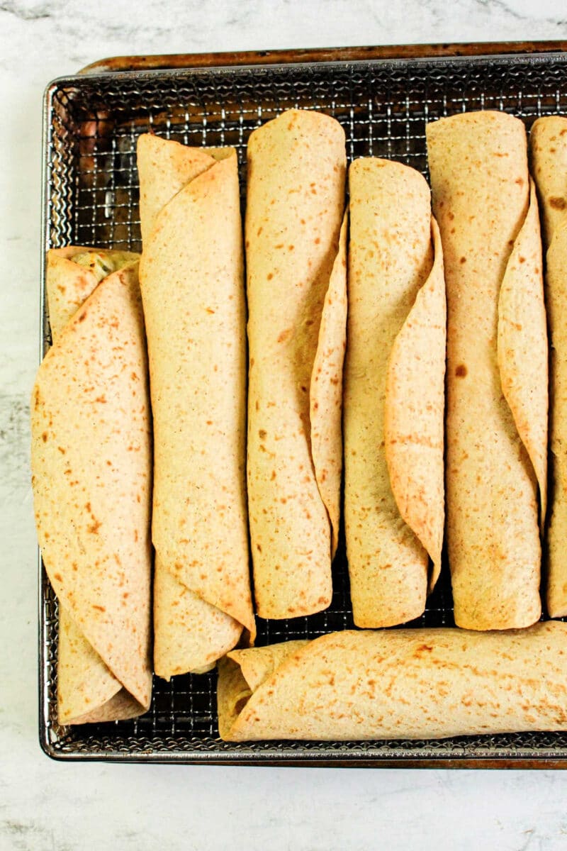Homemade Chicken Taquitos Air Fryer Taquitos in Ninja Foodi