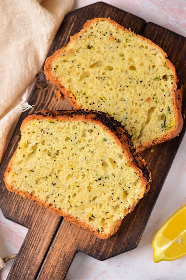 Zucchini Lemon Poppy Seed Bread Easy Zucchini Lemon Muffins