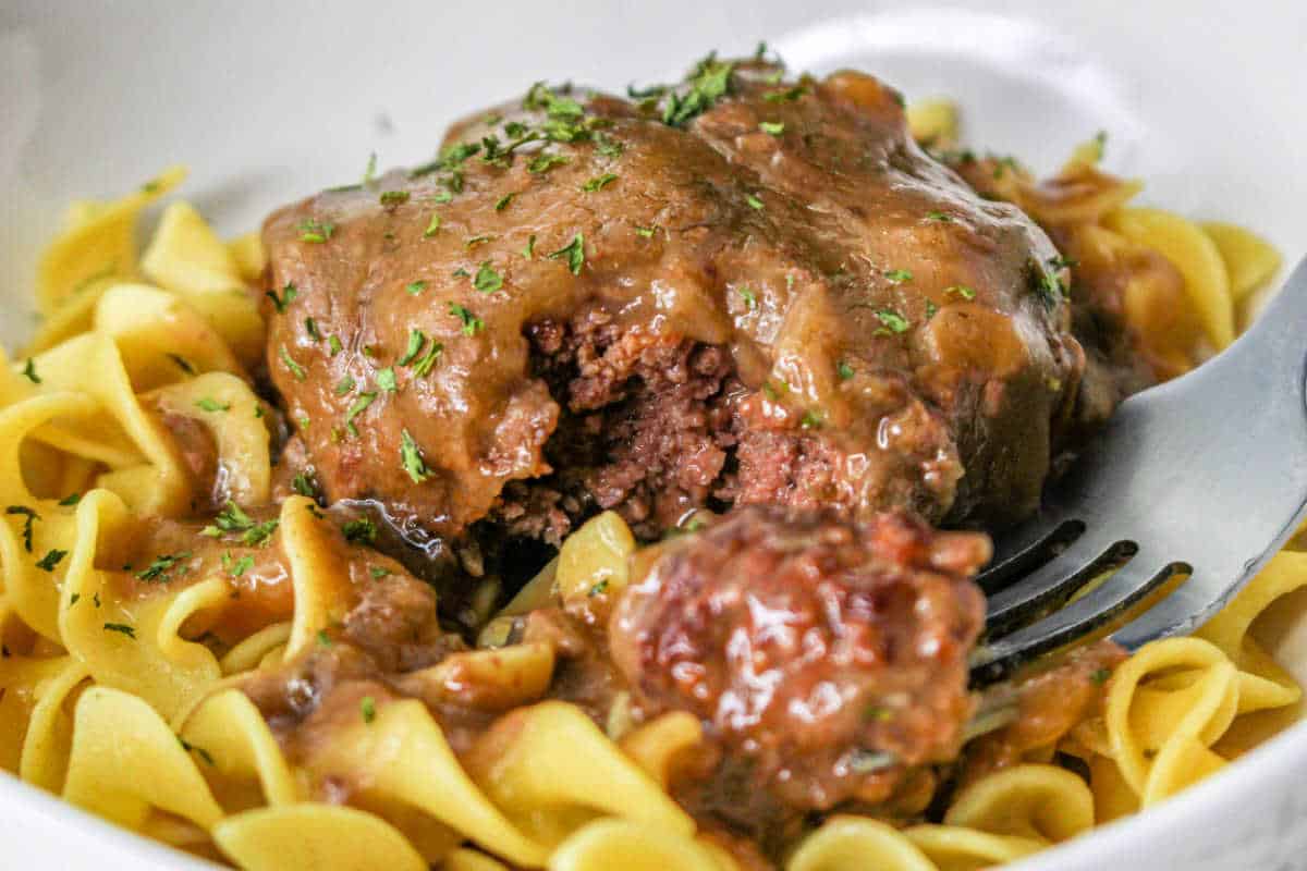 Chopped Steak Recipe in Slow Cooker, Stove, Oven, Air Fryer