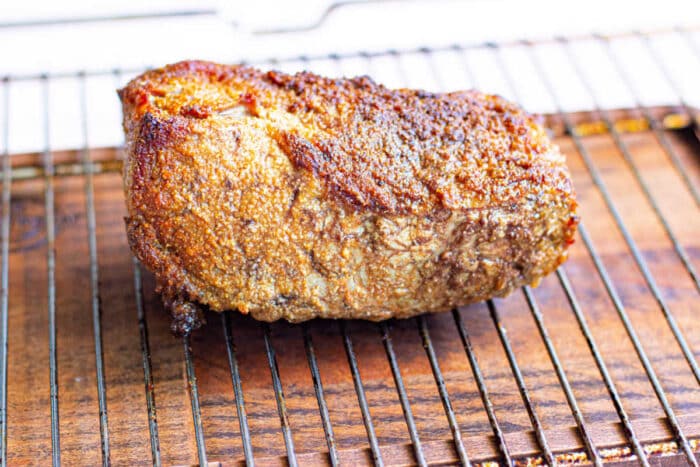 New York Strip Roast with Dry Rub