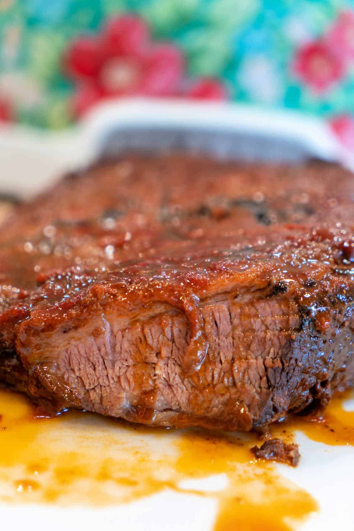 Simple Crockpot Brisket Roast Recipe with Barbecue Sauce