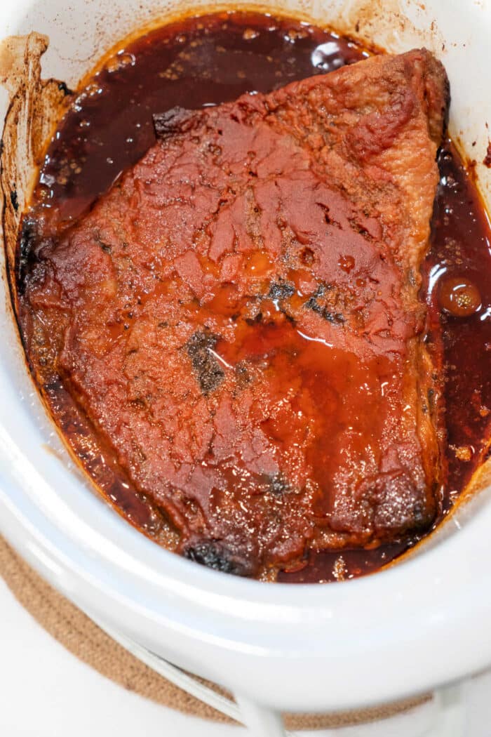 Sweet baby ray's slow cooker brisket