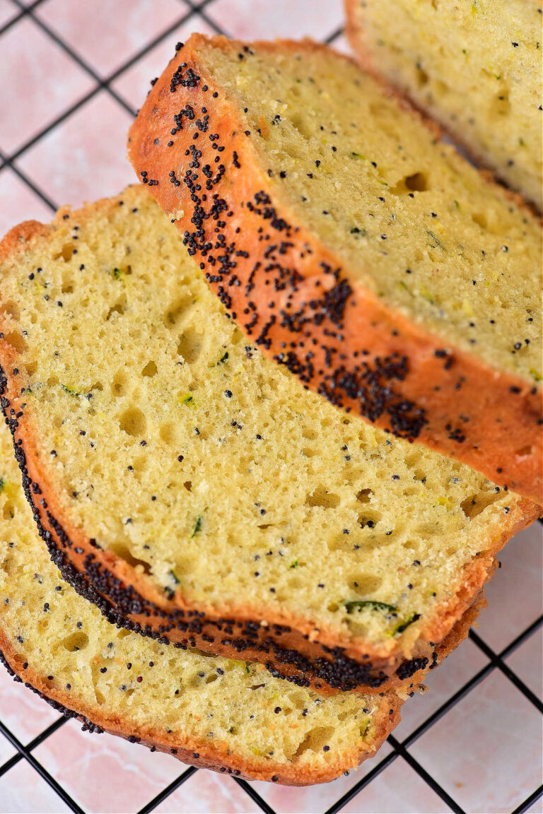 Zucchini Lemon Poppy Seed Bread - Easy Zucchini Lemon Muffins