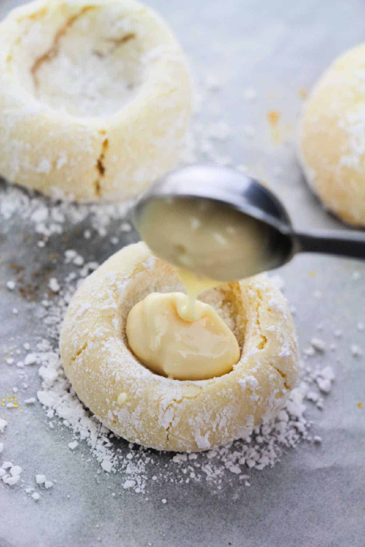 Lemon Cookies from Cake Mix Cake Mix Thumbprint Cookies