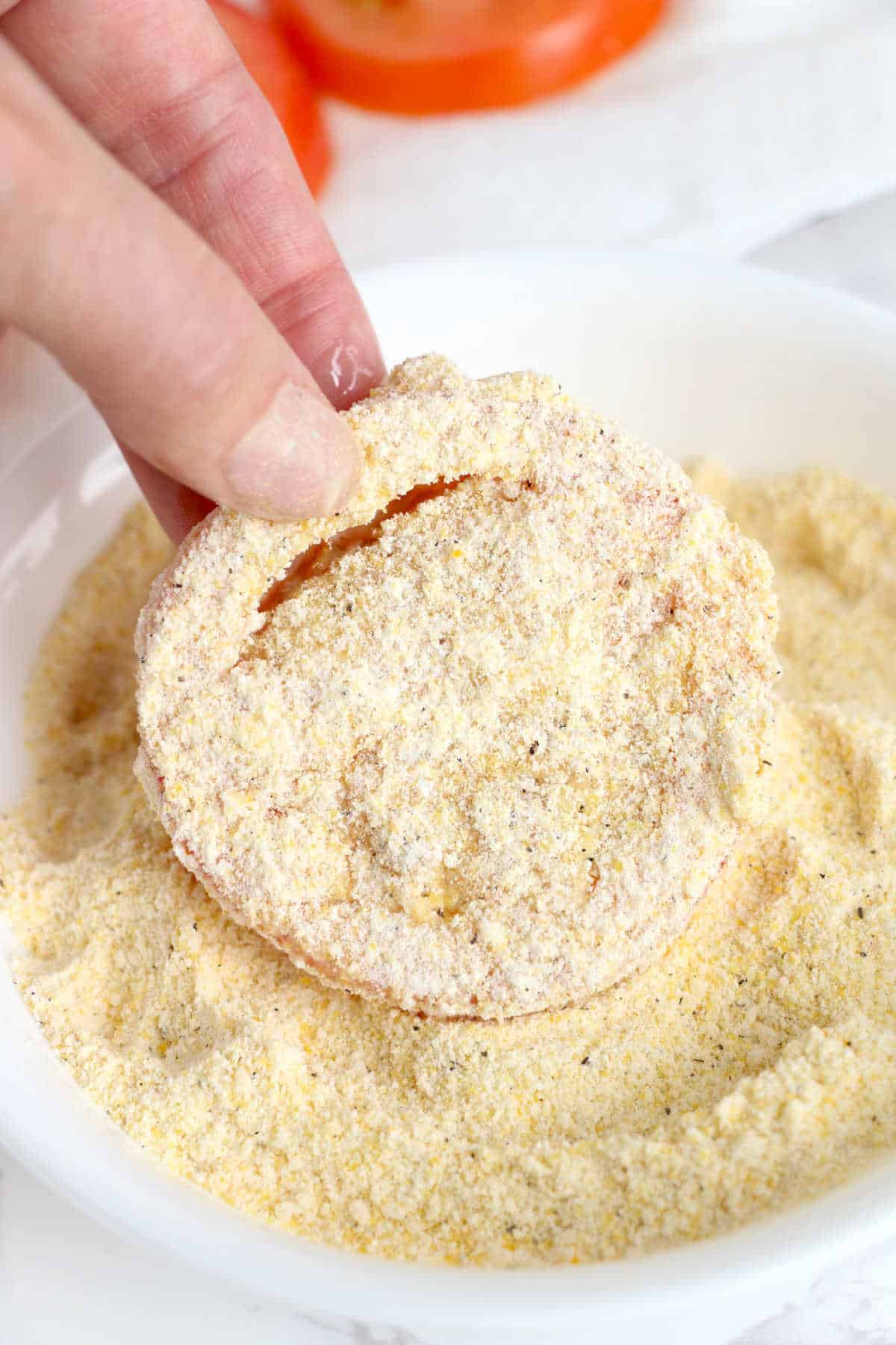 Fried Red Tomatoes in Air Fryer or Oil How to Fry Tomatoes