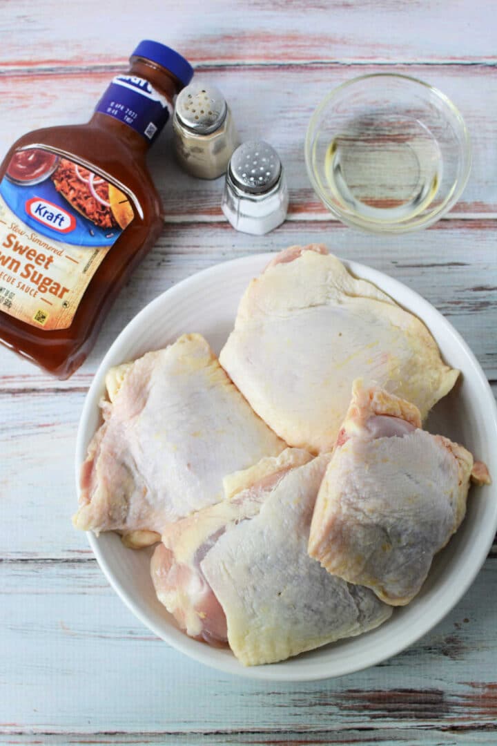 Instant Pot BBQ Chicken Thighs Ninja Foodi BBQ Chicken Thighs