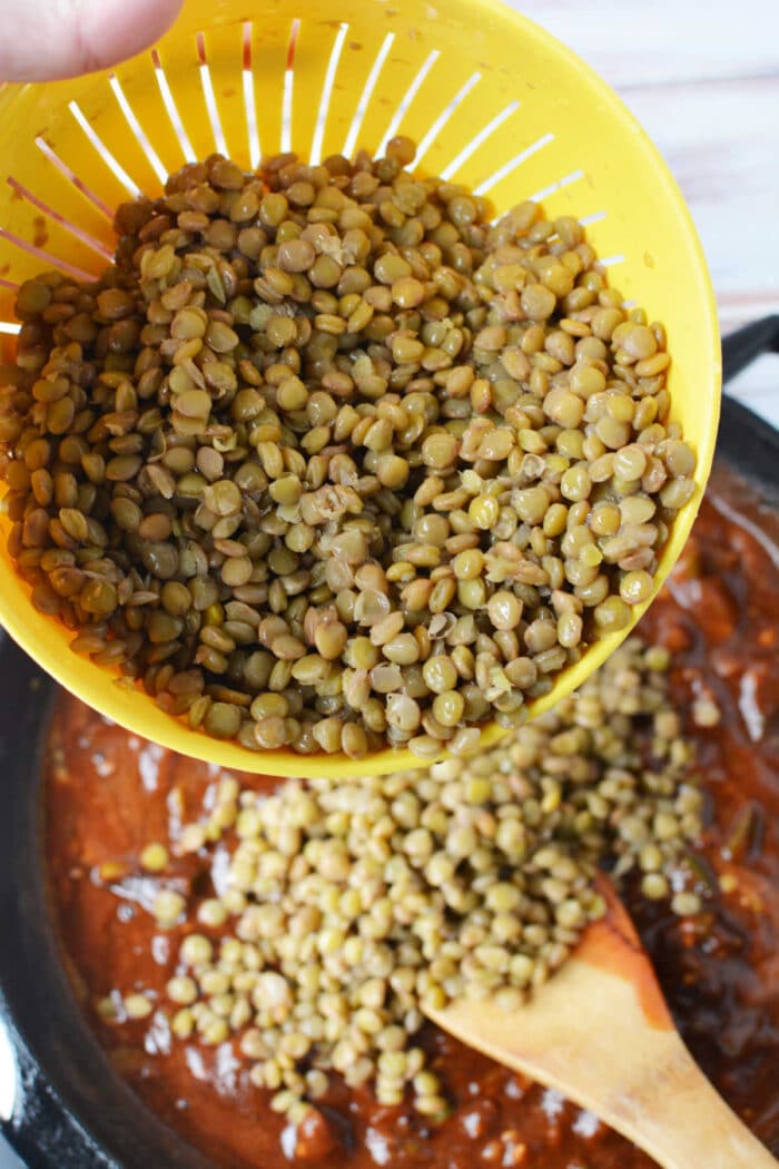 Sloppy Joes with Lentils