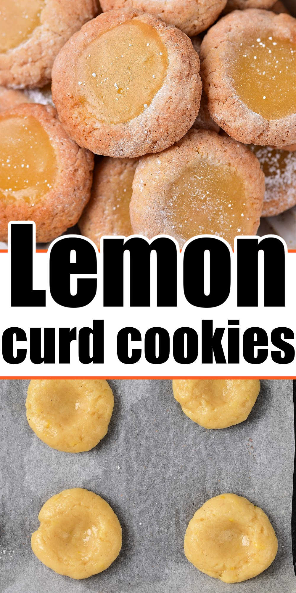 Easy Lemon Curd Cookies - Lemon Thumbprint Cookies Recipe