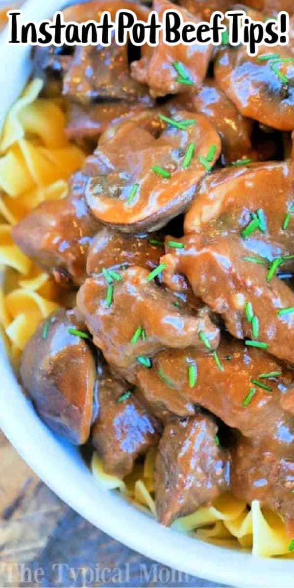 Instant pot beef tips and gravy recipe hot sale