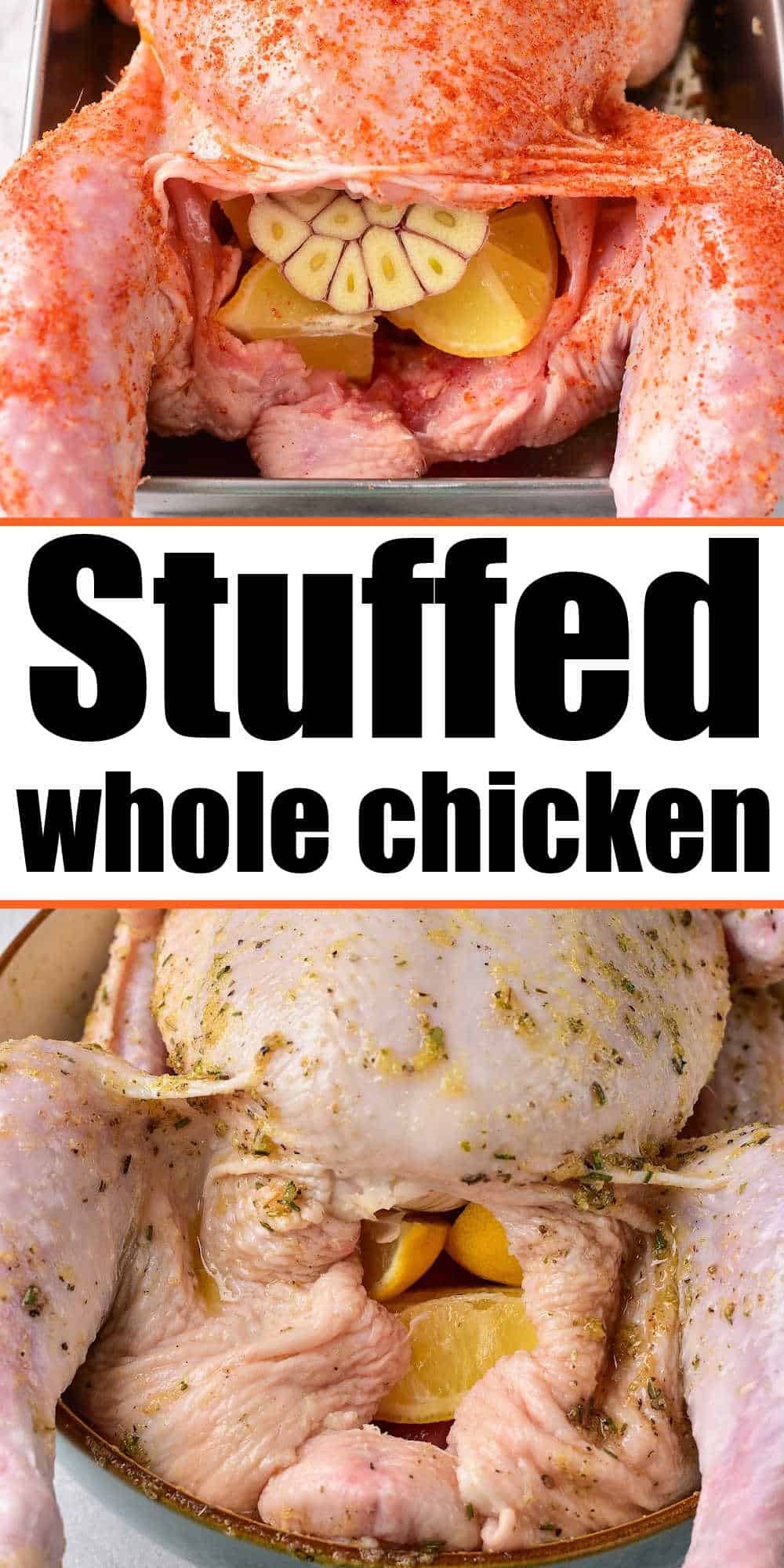 Stuffed Whole Chicken Instant Pot, Oven, Dutch Oven