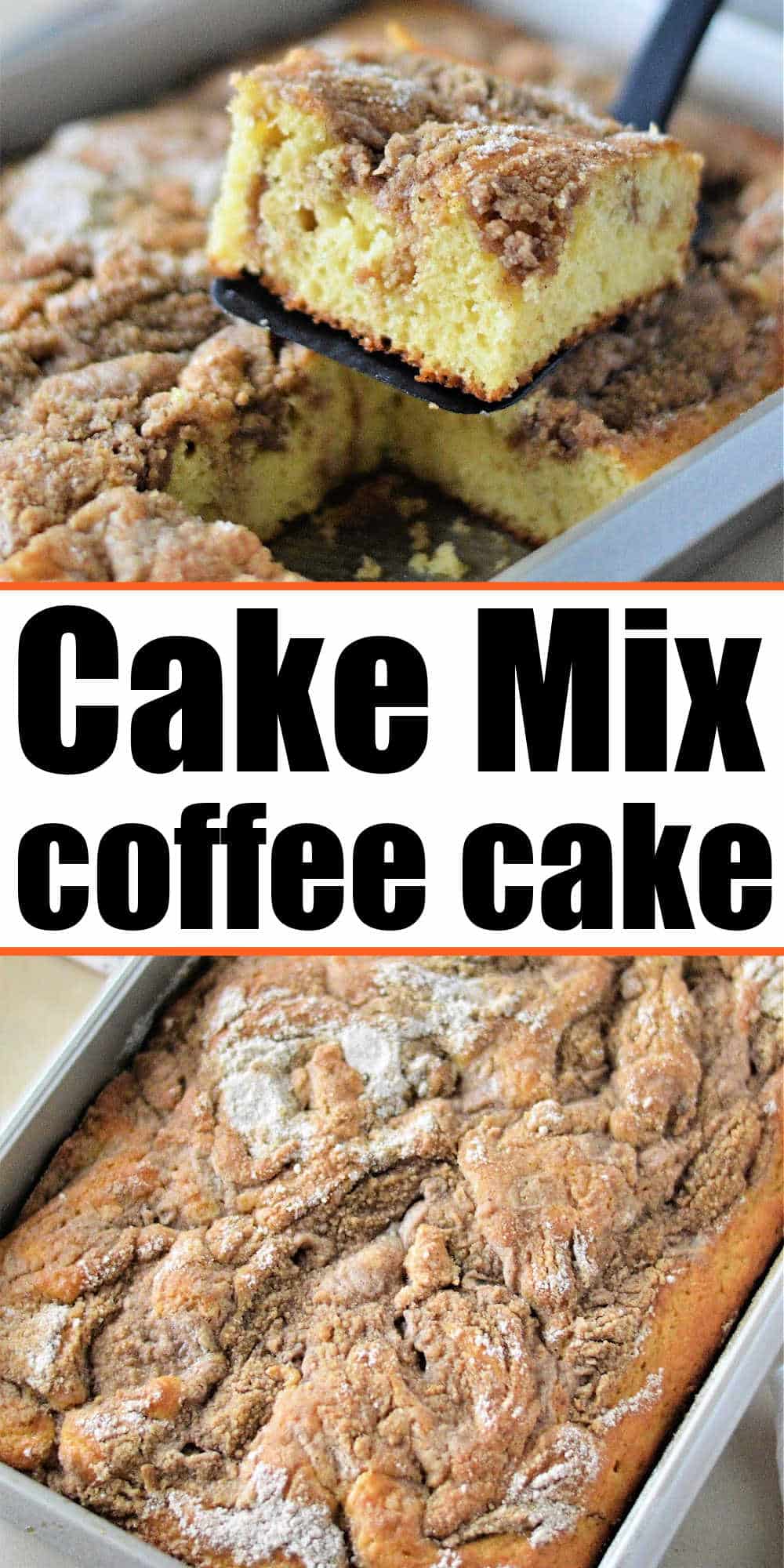 Coffee Cake with Yellow Cake Mix Cake Mix Coffee Cake Muffins