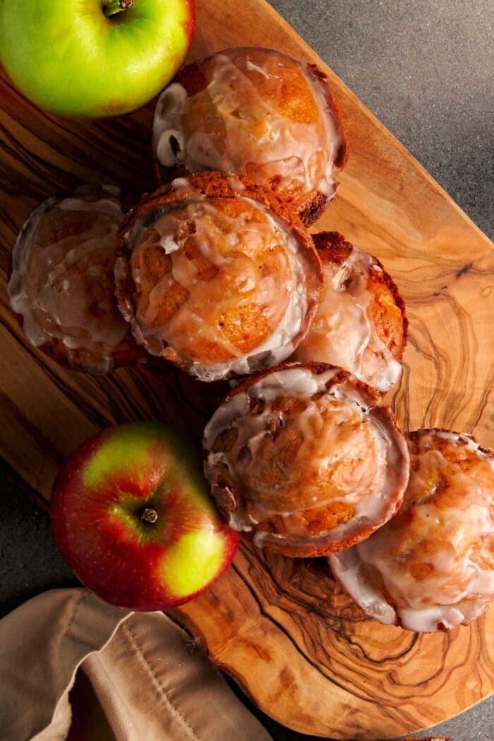 Baked Apple Fritters with Bisquick