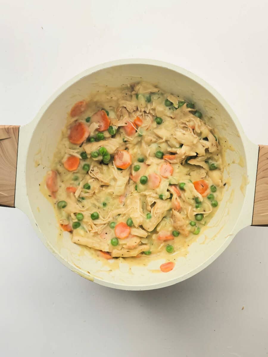 4 Ingredient Chicken Pot Pie Recipe with Cream of Chicken Soup
