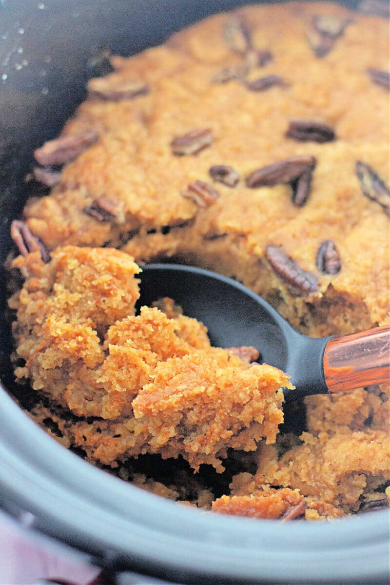 Crockpot Pumpkin Dump Cake Crockpot Cake Mix Pumpkin Cake