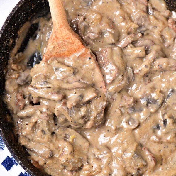 Dairy Free Beef Stroganoff